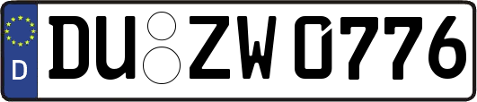 DU-ZW0776