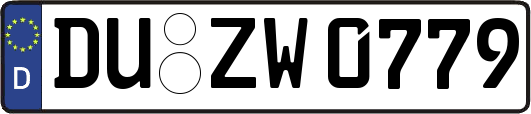 DU-ZW0779