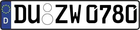DU-ZW0780