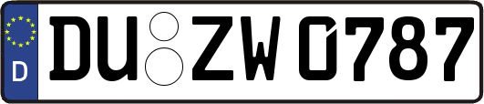 DU-ZW0787