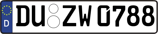 DU-ZW0788