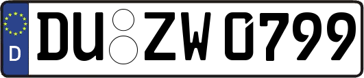 DU-ZW0799