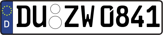 DU-ZW0841