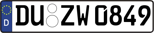 DU-ZW0849