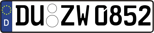 DU-ZW0852