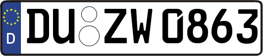 DU-ZW0863