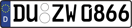 DU-ZW0866