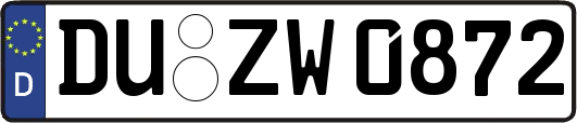 DU-ZW0872