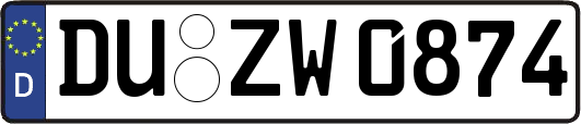 DU-ZW0874
