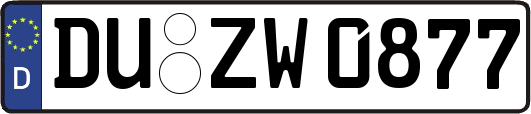 DU-ZW0877