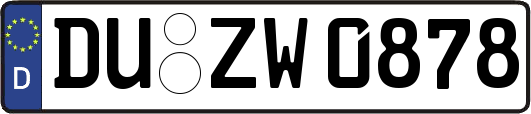 DU-ZW0878