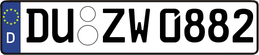 DU-ZW0882