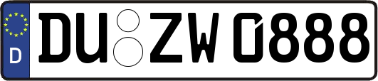 DU-ZW0888