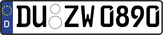 DU-ZW0890