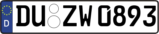 DU-ZW0893