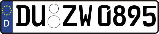 DU-ZW0895
