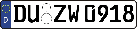 DU-ZW0918