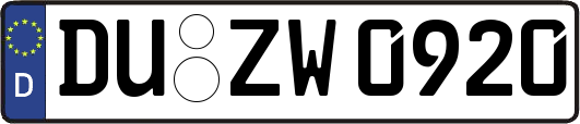 DU-ZW0920