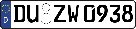 DU-ZW0938