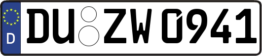 DU-ZW0941