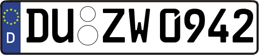 DU-ZW0942