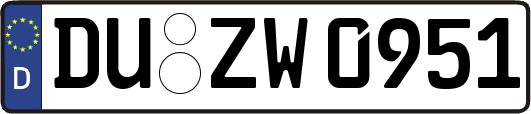 DU-ZW0951