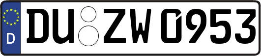 DU-ZW0953