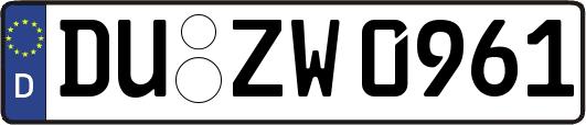 DU-ZW0961