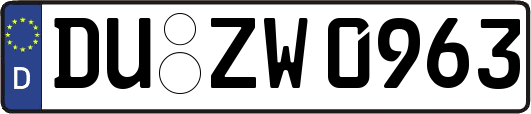 DU-ZW0963