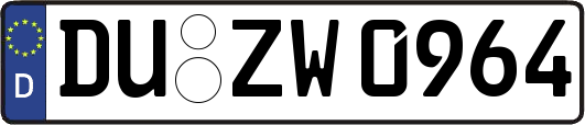 DU-ZW0964