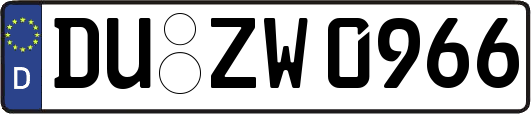 DU-ZW0966