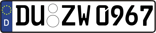 DU-ZW0967