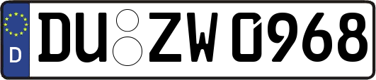 DU-ZW0968