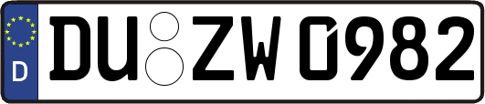 DU-ZW0982