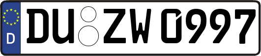 DU-ZW0997
