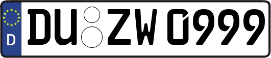 DU-ZW0999