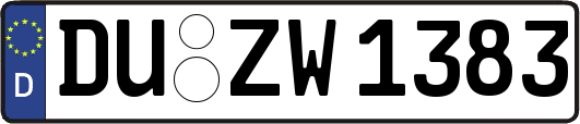 DU-ZW1383