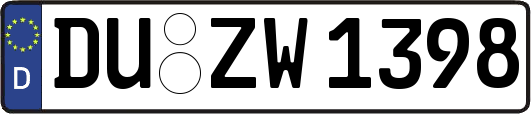 DU-ZW1398