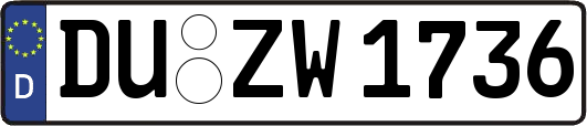 DU-ZW1736