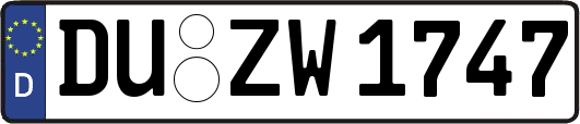 DU-ZW1747
