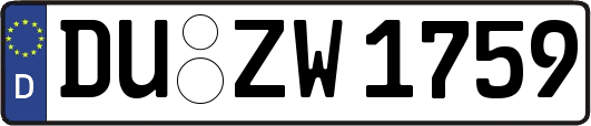 DU-ZW1759