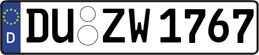 DU-ZW1767