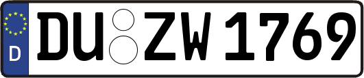 DU-ZW1769