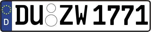 DU-ZW1771