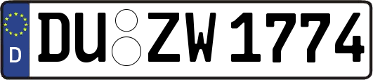 DU-ZW1774