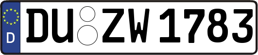 DU-ZW1783