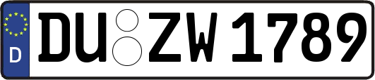 DU-ZW1789