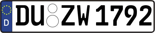 DU-ZW1792