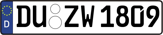 DU-ZW1809