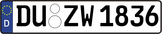 DU-ZW1836